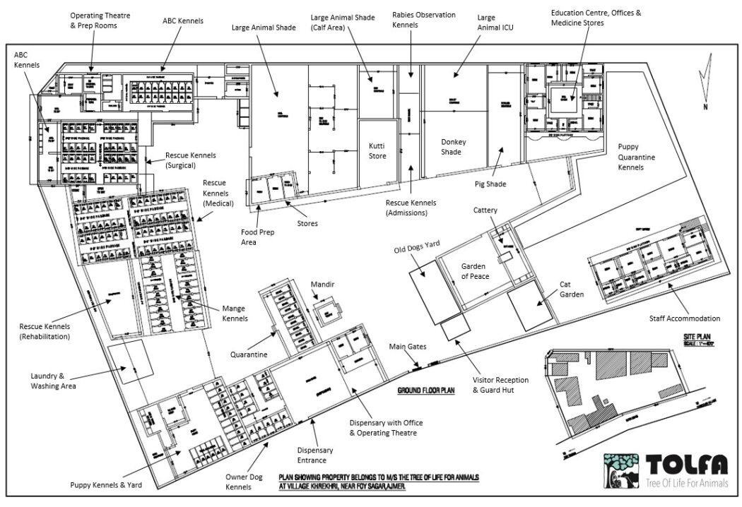 Architectural plan of TOLFA